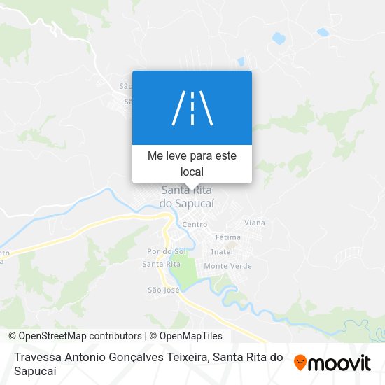 Travessa Antonio Gonçalves Teixeira mapa