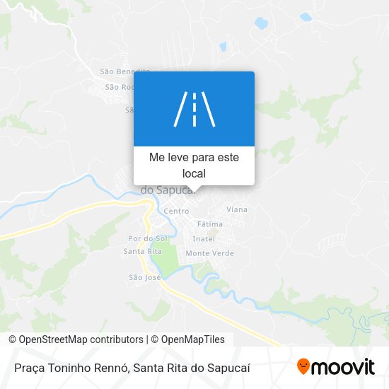Praça Toninho Rennó mapa