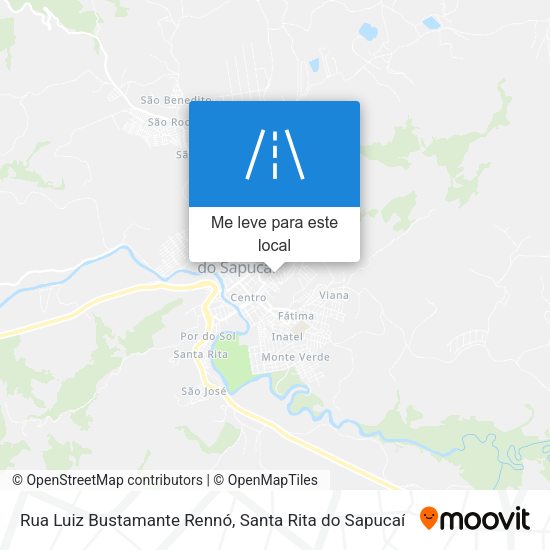 Rua Luiz Bustamante Rennó mapa