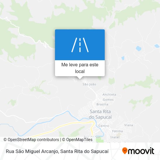 Rua São Miguel Arcanjo mapa