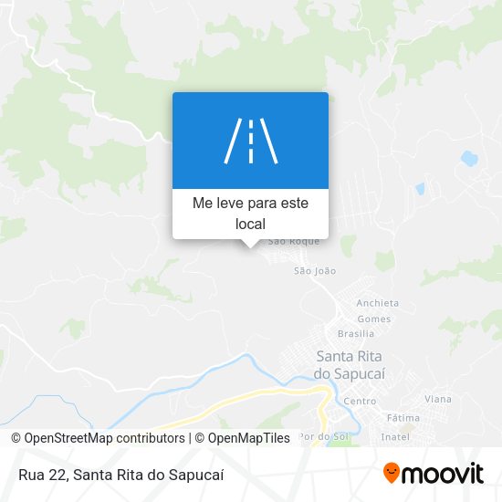 Rua 22 mapa