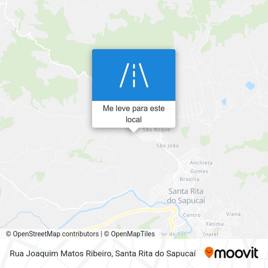 Rua Joaquim Matos Ribeiro mapa