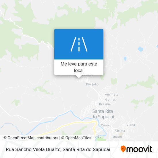 Rua Sancho Vilela Duarte mapa