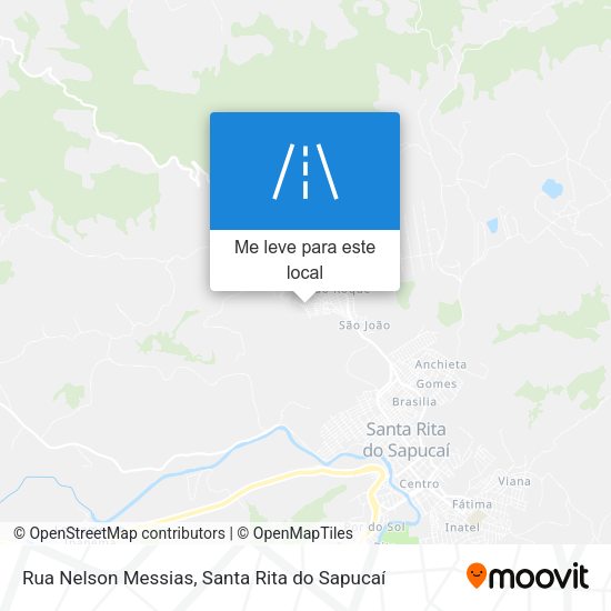 Rua Nelson Messias mapa