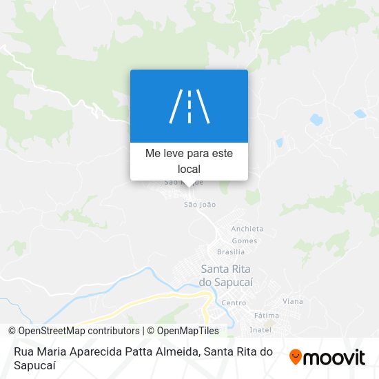Rua Maria Aparecida Patta Almeida mapa