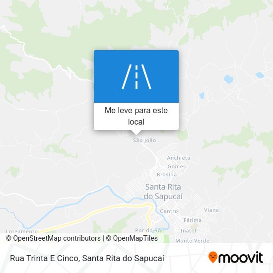 Rua Trinta E Cinco mapa