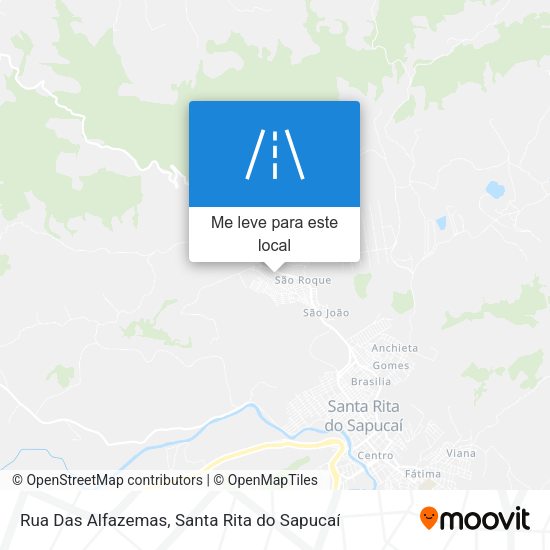 Rua Das Alfazemas mapa