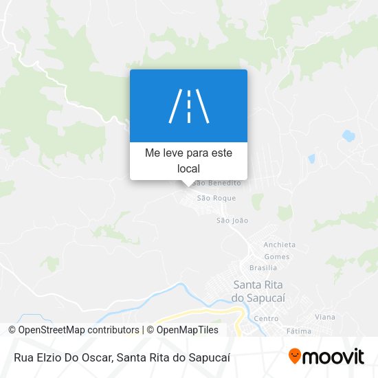 Rua Elzio Do Oscar mapa