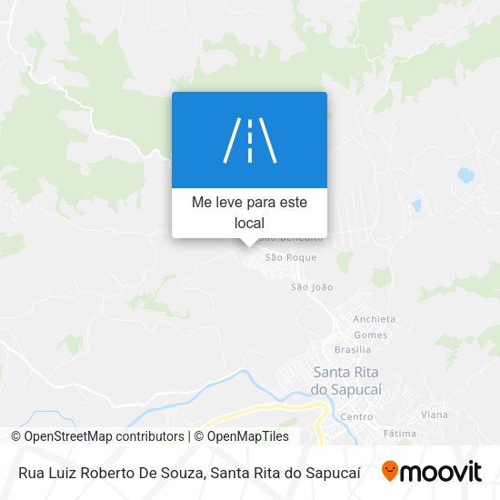 Rua Luiz Roberto De Souza mapa