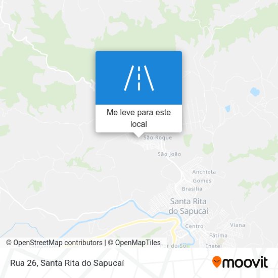 Rua 26 mapa