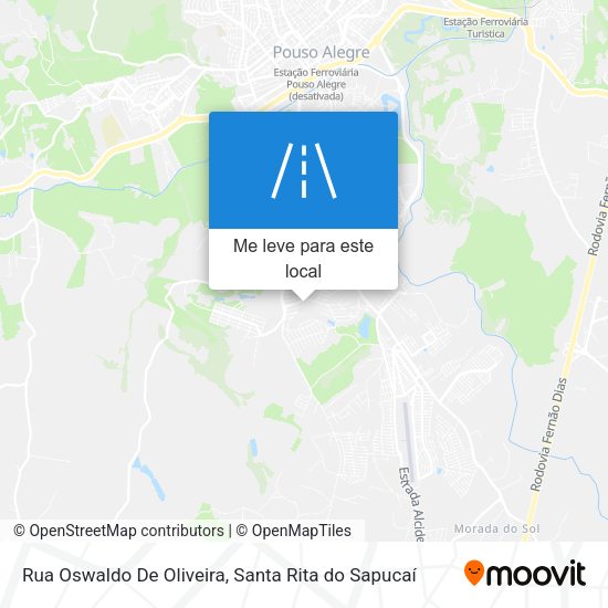 Rua Oswaldo De Oliveira mapa
