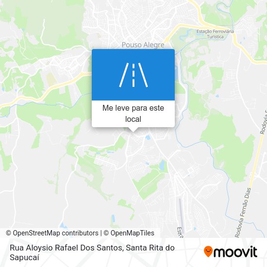 Rua Aloysio Rafael Dos Santos mapa