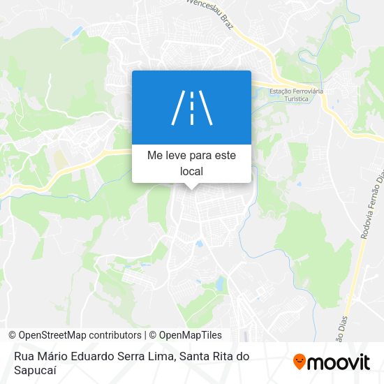 Rua Mário Eduardo Serra Lima mapa