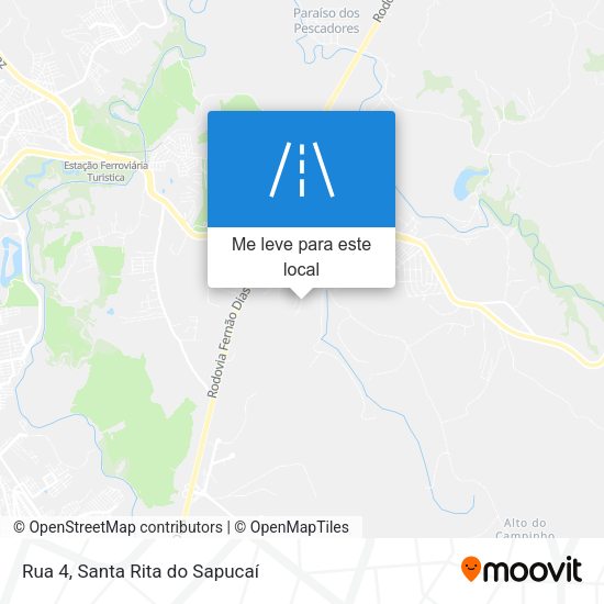 Rua 4 mapa
