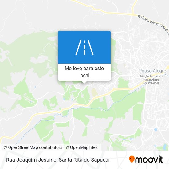 Rua Joaquim Jesuíno mapa