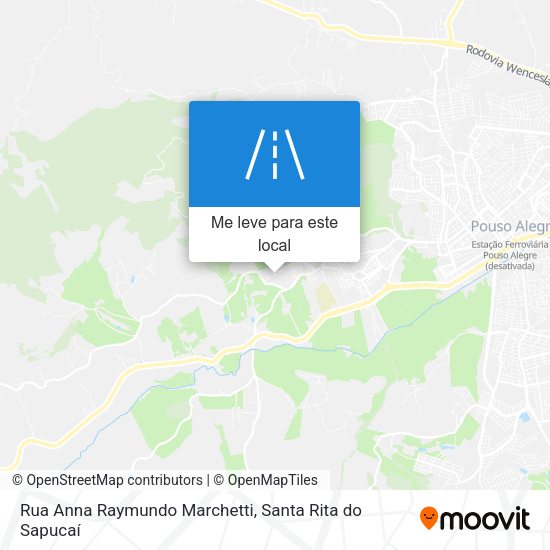 Rua Anna Raymundo Marchetti mapa