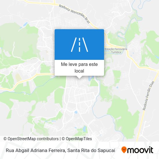 Rua Abgail Adriana Ferreira mapa