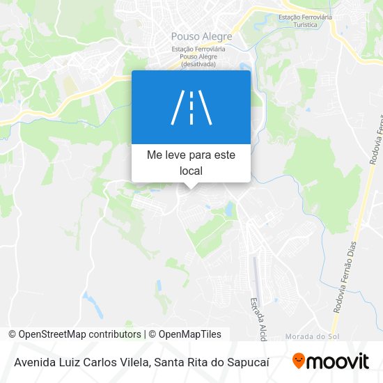 Avenida Luiz Carlos Vilela mapa