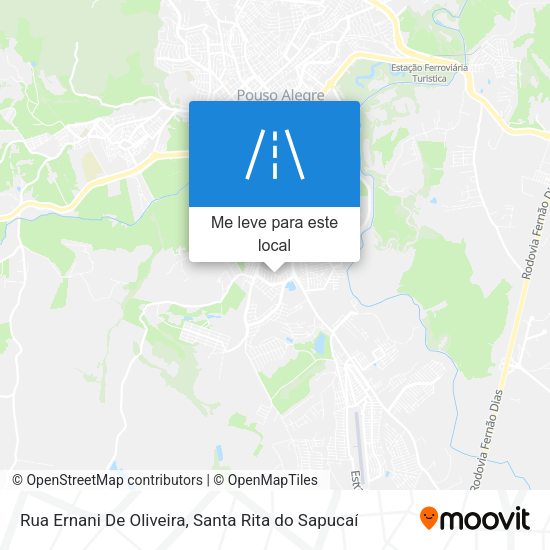 Rua Ernani De Oliveira mapa