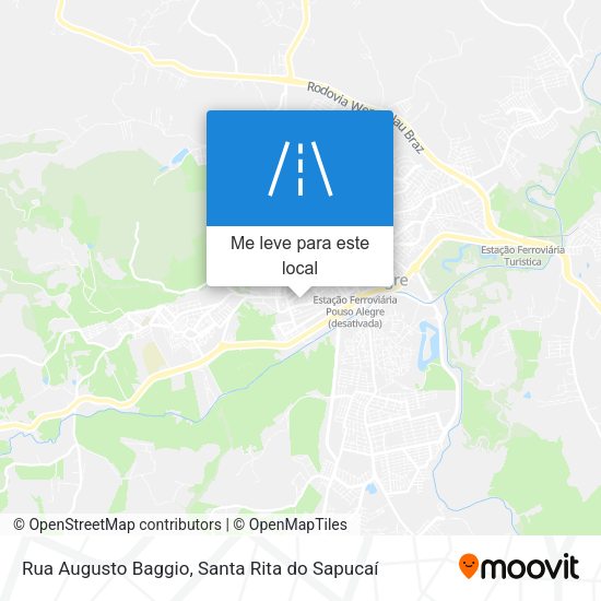 Rua Augusto Baggio mapa