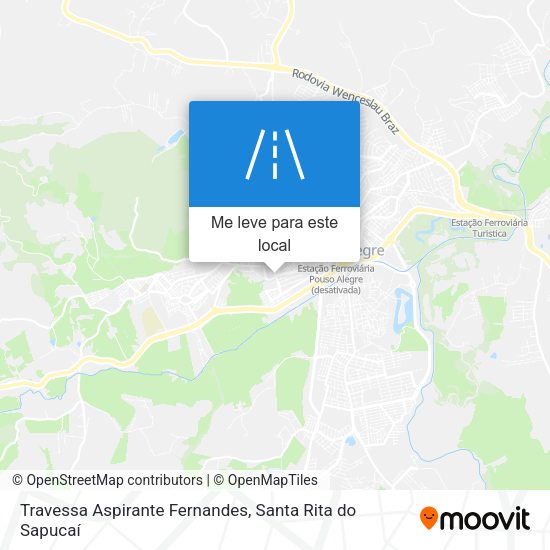 Travessa Aspirante Fernandes mapa