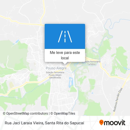 Rua Jaci Laraia Vieira mapa