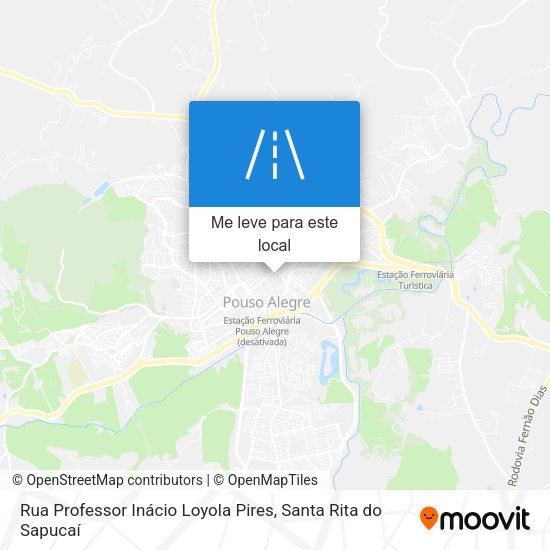 Rua Professor Inácio Loyola Pires mapa