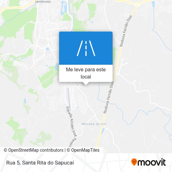 Rua 5 mapa