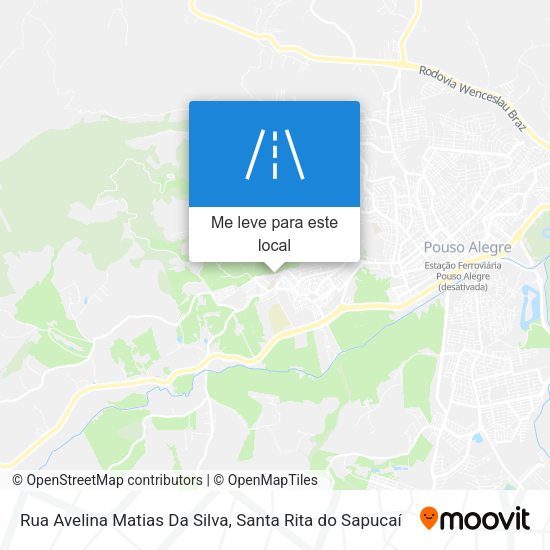 Rua Avelina Matias Da Silva mapa