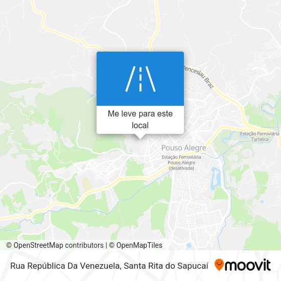 Rua República Da Venezuela mapa