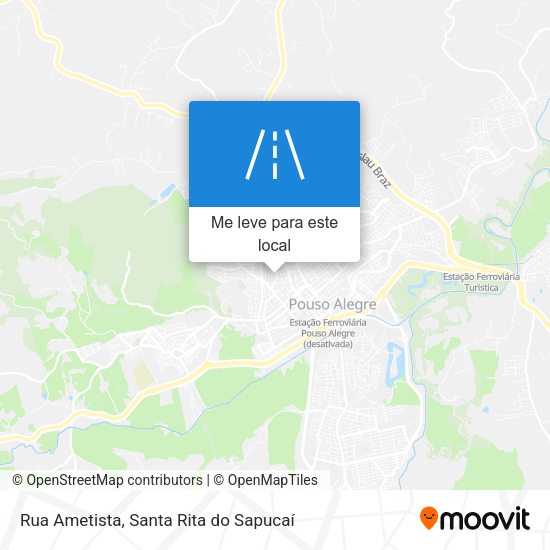 Rua Ametista mapa