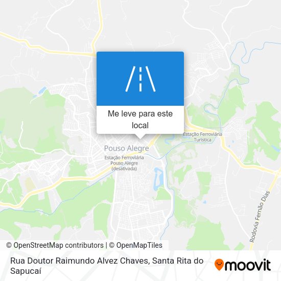 Rua Doutor Raimundo Alvez Chaves mapa