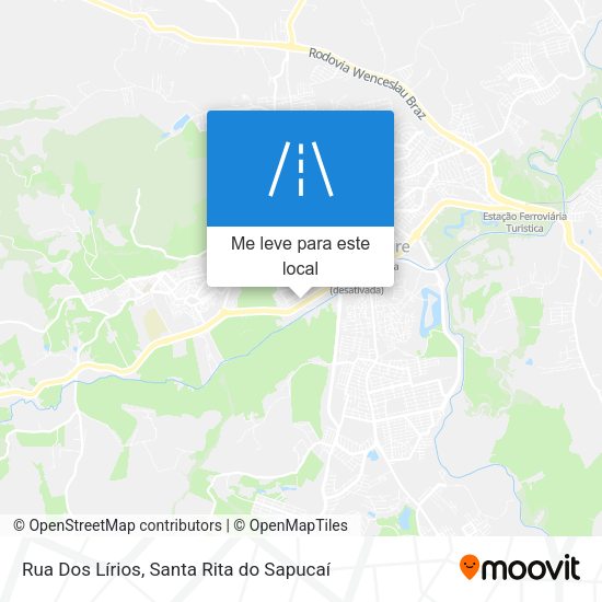 Rua Dos Lírios mapa