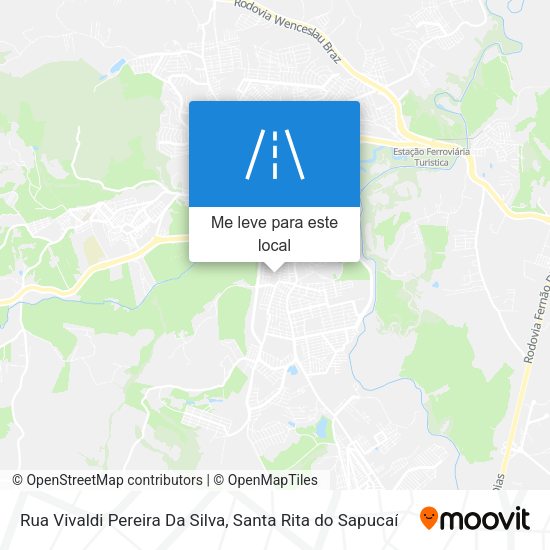 Rua Vivaldi Pereira Da Silva mapa