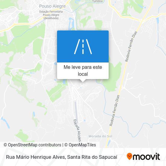 Rua Mário Henrique Alves mapa