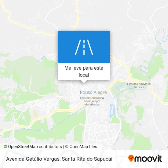 Avenida Getúlio Vargas mapa