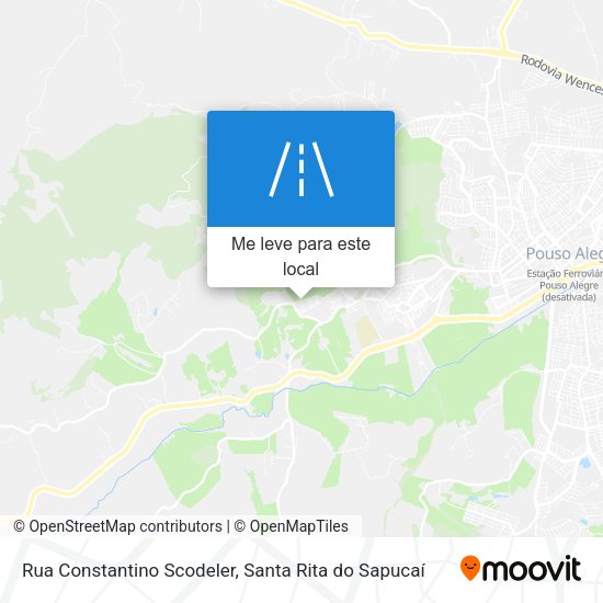 Rua Constantino Scodeler mapa