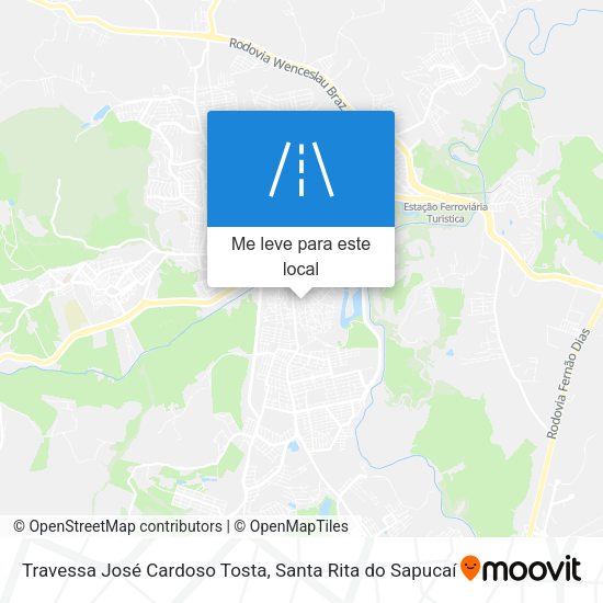 Travessa José Cardoso Tosta mapa