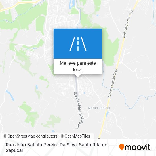 Rua João Batista Pereira Da Silva mapa