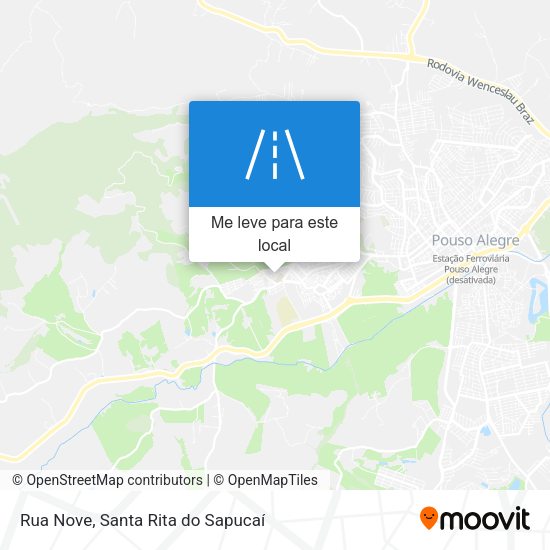 Rua Nove mapa