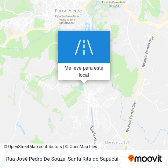 Rua José Pedro De Souza mapa