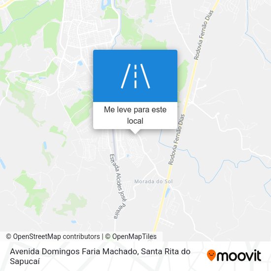 Avenida Domingos Faria Machado mapa