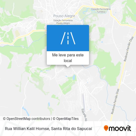 Rua Willian Kalil Homse mapa