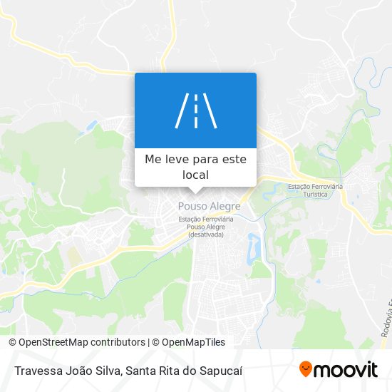 Travessa João Silva mapa