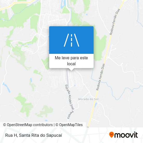 Rua H mapa