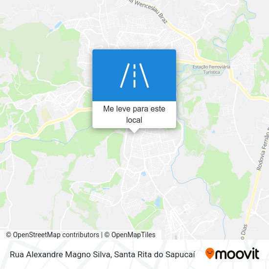 Rua Alexandre Magno Silva mapa