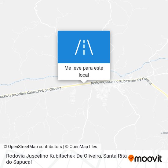 Rodovia Juscelino Kubitschek De Oliveira mapa
