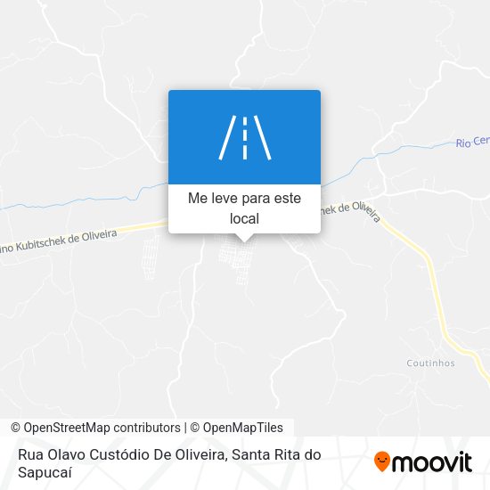 Rua Olavo Custódio De Oliveira mapa