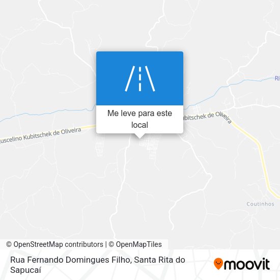 Rua Fernando Domingues Filho mapa