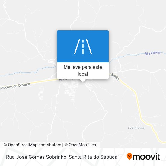 Rua José Gomes Sobrinho mapa